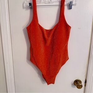 Red Sparkly American Eagle Swimsuit